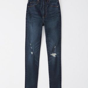 Ultra High Rise Skinny Distressed Jean